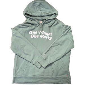 Levi's Green Hoodie “One Planet One Party” XL